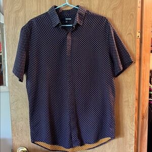 Murano Blue Casual Button Down Shirt